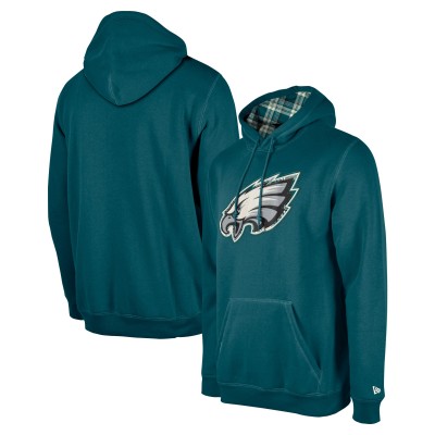 Толстовка Philadelphia Eagles New Era 3rd Down Plaid - Midnight Green