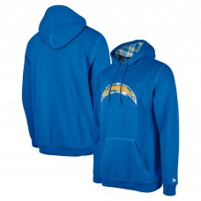 Los Angeles Chargers New Era Royal 3rd Down Plaid Pullover Hoodie