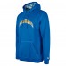Los Angeles Chargers New Era Royal 3rd Down Plaid Pullover Hoodie