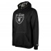 Las Vegas Raiders New Era Black 3rd Down Plaid Pullover Hoodie