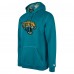 Jacksonville Jaguars New Era Teal 3rd Down Plaid Pullover Hoodie