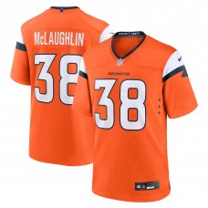 Игровая джерси Denver Broncos Jaleel McLaughlin Nike Orange Team Game