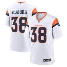 Игровая джерси Denver Broncos Jaleel McLaughlin Nike White Game