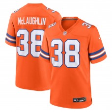 Джерси Denver Broncos Jaleel McLaughlin Nike Orange Mile High Collection 1977 Throwback Player Game