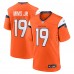 Игровая джерси Denver Broncos Marvin Mims Jr Nike Orange Team Game