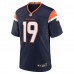 Игровая джерси Denver Broncos Marvin Mims Jr Nike Navy Alternate Game