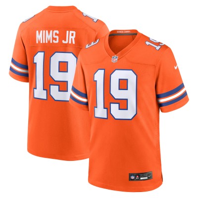 Джерси Denver Broncos Marvin Mims Jr Nike Orange Mile High Collection 1977 Throwback Player Game