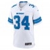 Alex Anzalone Detroit Lions Nike White Game Jersey - White