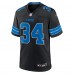 Игровая джерси Detroit Lions Alex Anzalone Nike Black 2nd Alternate Game