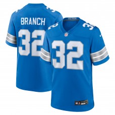 Игровая джерси Brian Branch Detroit Lions Nike Game - Blue