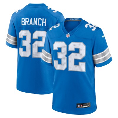 Игровая джерси Brian Branch Detroit Lions Nike Game - Blue