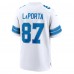 Sam LaPorta Detroit Lions Nike White Game Jersey - White