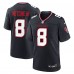 Игровая джерси Houston Texans John Metchie III Nike Navy Team Game