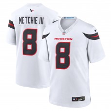 Игровая джерси Houston Texans John Metchie III Nike White Game