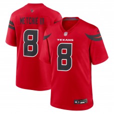 Игровая джерси Houston Texans John Metchie III Nike Red Alternate Game