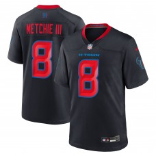 Игровая джерси Houston Texans John Metchie III Nike Navy 2nd Alternate Game