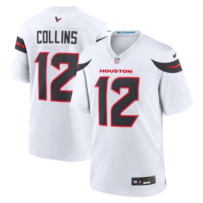 Игровая джерси Houston Texans Nico Collins Nike White Game