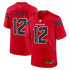 Игровая джерси Houston Texans Nico Collins Nike Red Alternate Game