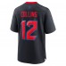 Игровая джерси Houston Texans Nico Collins Nike Navy 2nd Alternate Game