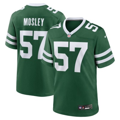 New York Jets C.J. Mosley Nike Legacy Green Team Game Jersey
