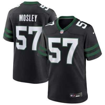 New York Jets C.J. Mosley Nike Legacy Black Alternate Game Jersey