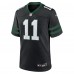 New York Jets Jermaine Johnson II Nike Legacy Black Alternate Game Jersey