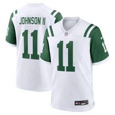 Игровая джерси Jermaine Johnson II New York Jets Nike Classic Alternate Game - White