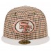 Бейсболка San Francisco 49ers New Era Houndstooth 59FIFTY - Tan