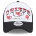 Бейсболка Kansas City Chiefs New Era Retro Wordmark A-Frame 9FORTY - White/Black