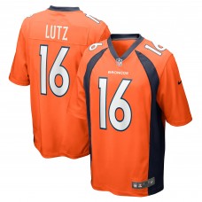 Игровая джерси Wil Lutz Denver Broncos Nike  Game -  Orange