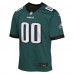 Подростковая Philadelphia Eagles Nike Midnight Green Custom Game Jersey