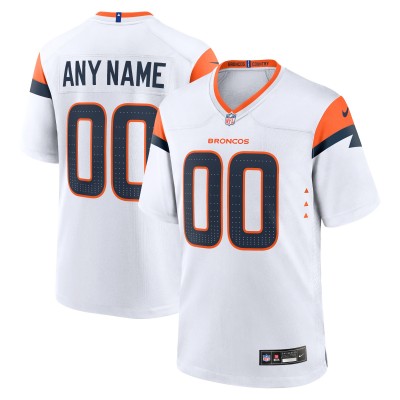 Именная игровая джерси Denver Broncos Nike Game - White