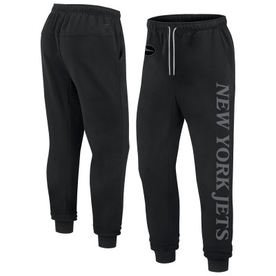 Unisex New York Jets Fanatics Black Elements Phenom Fleece Jogger Pants