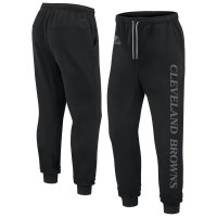Unisex Cleveland Browns Fanatics Black Elements Phenom Fleece Jogger Pants