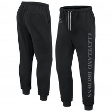 Unisex Cleveland Browns Fanatics Black Elements Phenom Fleece Jogger Pants