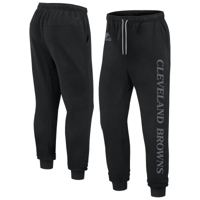 Unisex Cleveland Browns Fanatics Black Elements Phenom Fleece Jogger Pants