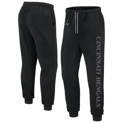 Unisex Cincinnati Bengals Fanatics Black Elements Phenom Fleece Jogger Pants