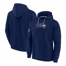 Seattle Seahawks Fanatics College Navy Elements Pace Pullover Hoodie