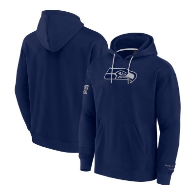 Seattle Seahawks Fanatics College Navy Elements Pace Pullover Hoodie
