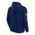 Seattle Seahawks Fanatics College Navy Elements Pace Pullover Hoodie