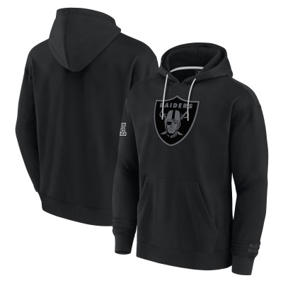 Las Vegas Raiders Fanatics Black Elements Pace Pullover Hoodie