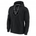 Las Vegas Raiders Fanatics Black Elements Pace Pullover Hoodie