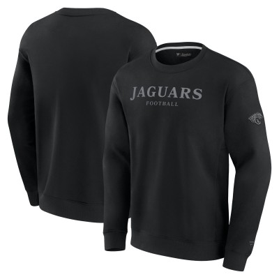 Unisex Jacksonville Jaguars Fanatics Black Elements Unlimited Fleece Pullover Sweatshirt