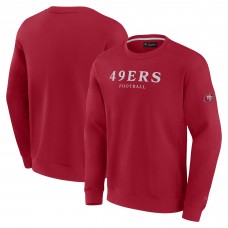 Unisex San Francisco 49ers Fanatics Scarlet Elements Unlimited Fleece Pullover Sweatshirt