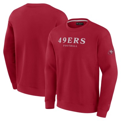 Unisex San Francisco 49ers Fanatics Scarlet Elements Unlimited Fleece Pullover Sweatshirt