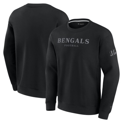 Unisex Cincinnati Bengals Fanatics Black Elements Unlimited Fleece Pullover Sweatshirt