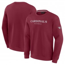Unisex Arizona Cardinals Fanatics Cardinal Elements Unlimited Fleece Pullover Sweatshirt