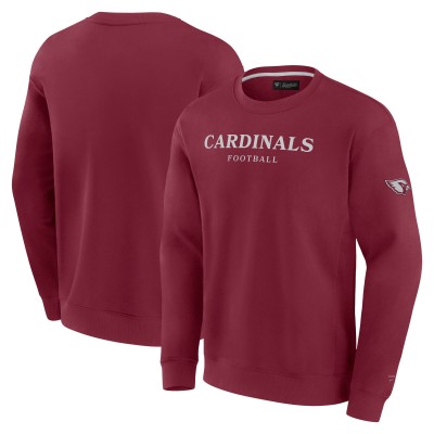 Unisex Arizona Cardinals Fanatics Cardinal Elements Unlimited Fleece Pullover Sweatshirt