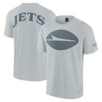 Unisex New York Jets Fanatics Gray Elements Iconic T-Shirt
