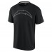 Unisex Los Angeles Chargers Fanatics Black Elements Iconic T-Shirt